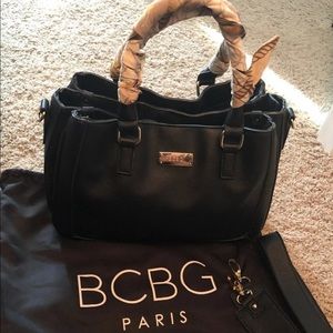 BCBG Paris Faux Leather Handbag